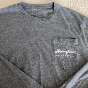 Lauren James grey long sleeve Georgia T shirt